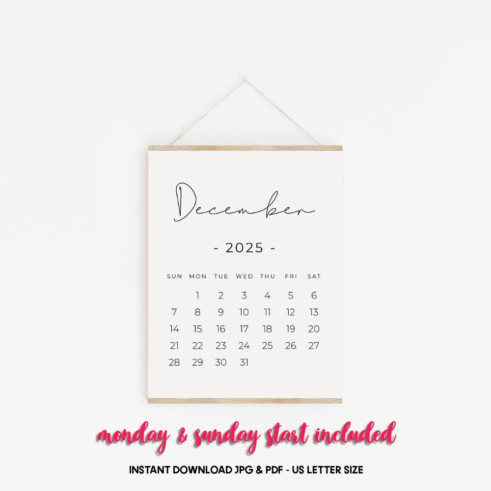 December 2025 Printable Calendar, Pregnancy Calendar Digital throughout Free Printable Pregnancy Announcement Calendar December 2025