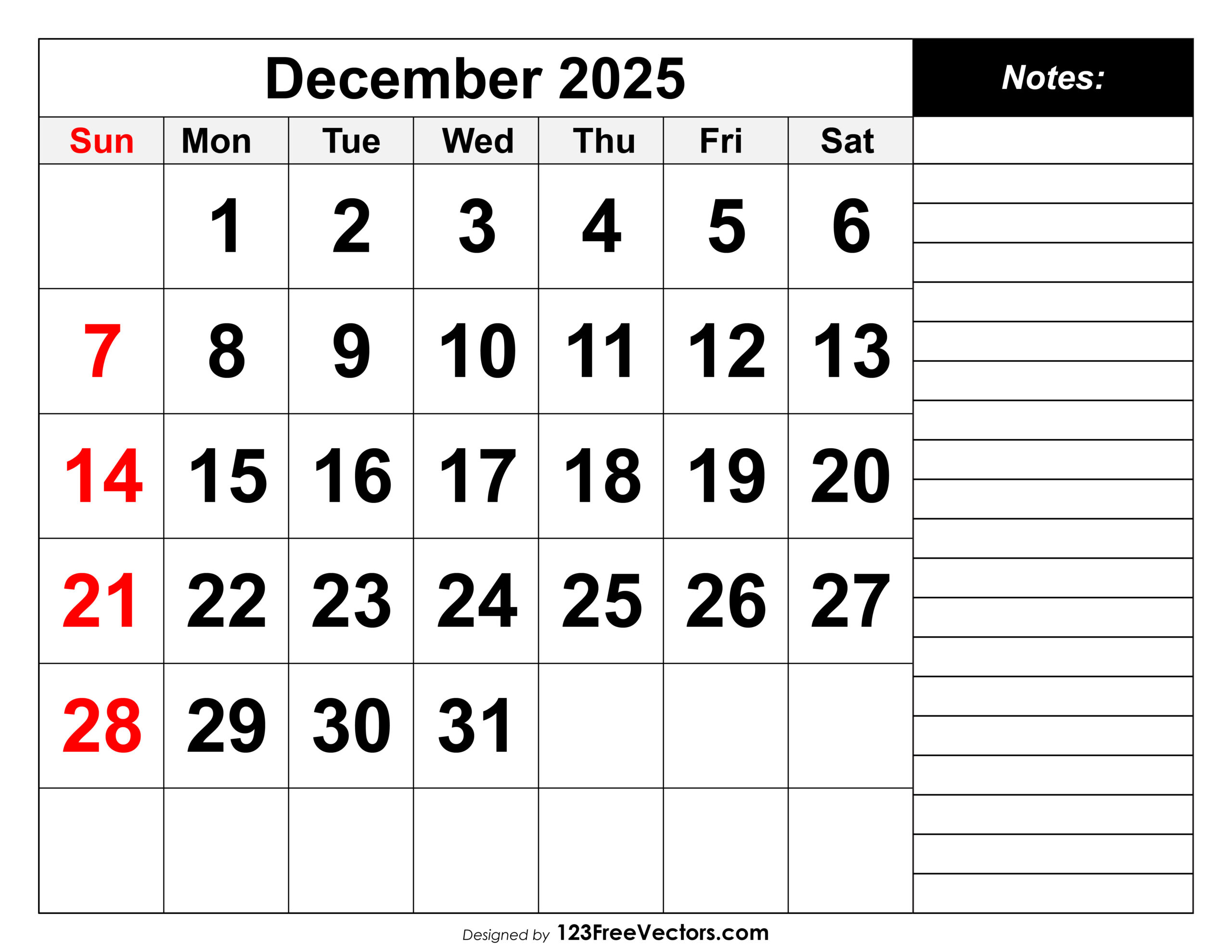 Free Download Calendar December 2025 throughout Calendar December 2025 2008 Printable