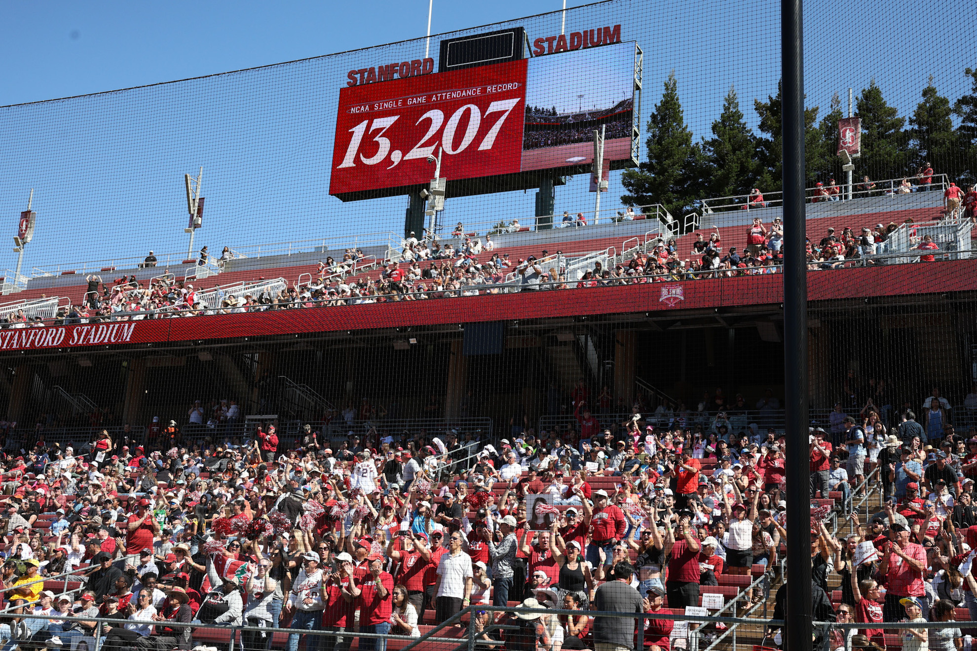 13,207 Fill Stanford Stadium To Break Ncaa Softball Record intended for Stanford Football Attendance 2026