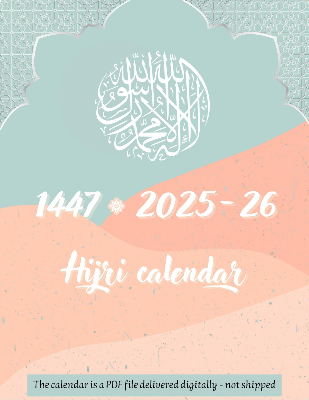 1447 Hijri Calendar Year, 1447 Islamic Calendar Pdf, 2025 Hijri in Islamic Finder Calendar 2026