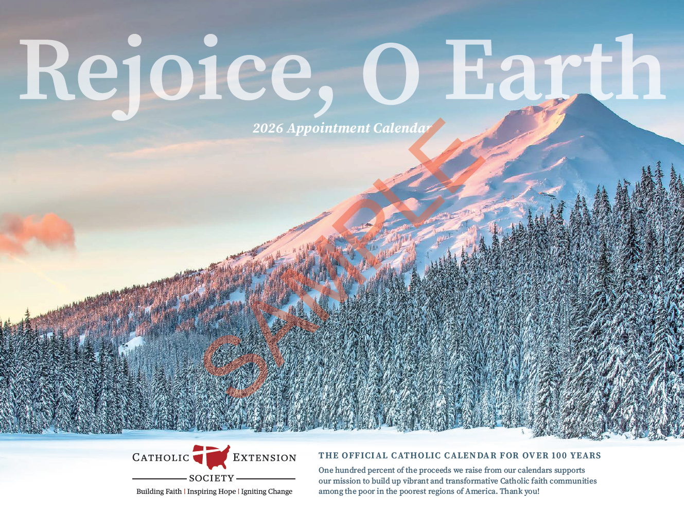 2026 Catholic Calendar - Catholic Extension Society inside Catholic Extension Calendar 2026