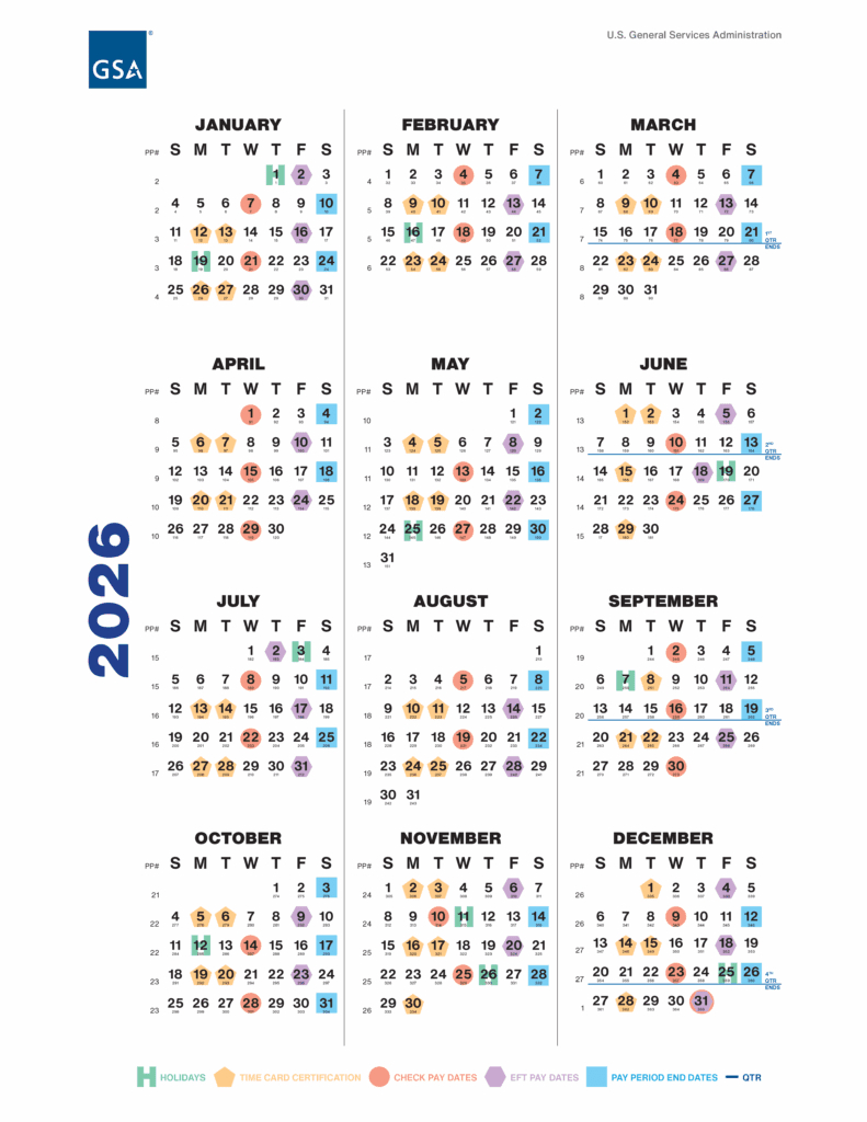 2026 Federal Employee Holidays And Pay Period Calendar - Planwell within Employee Vacation Calendar 2026