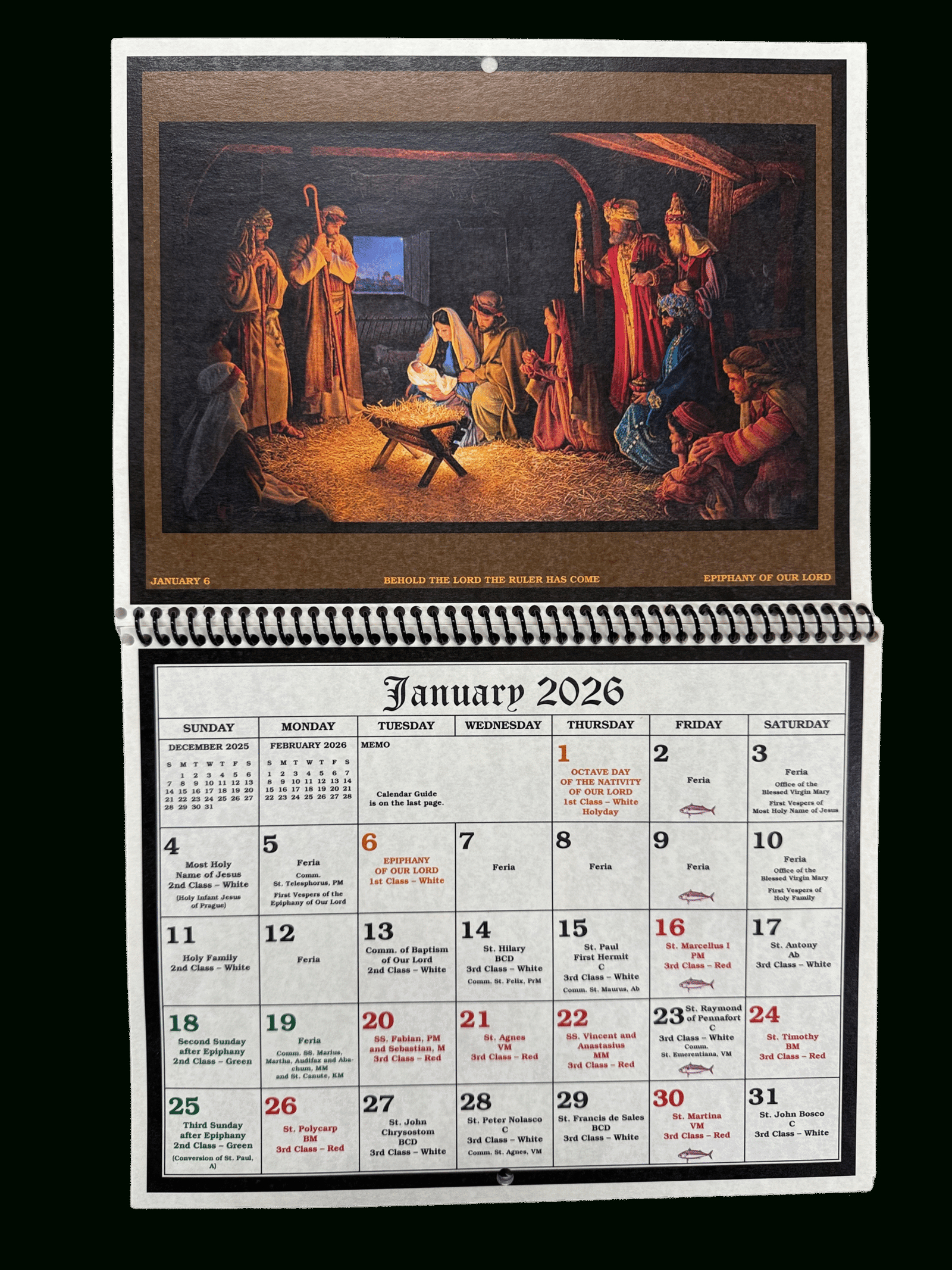 2026 Liturgical Calendar - The Seraphim Company, Inc. for Traditional Catholic Liturgical Calendar 2026