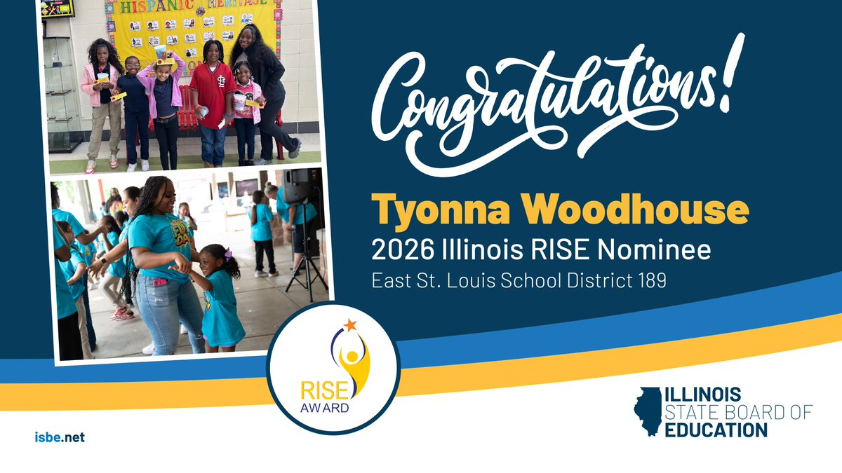 🎉Congrats To Tyonna Woodhouse, An Il Nominee For The National throughout National School Attendance 2026