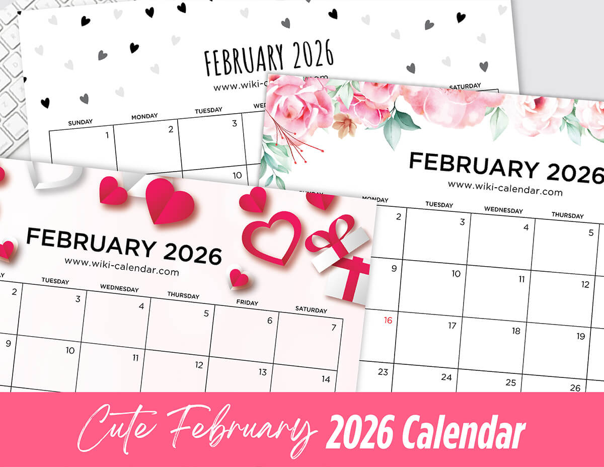 February 2026 Calendar - Printable Templates & More with National Day Calendar February 2026