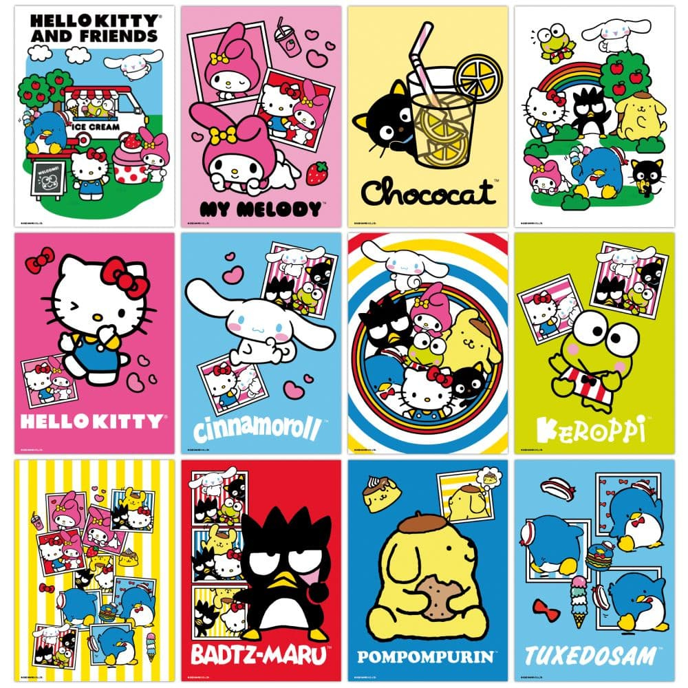 Hello Kitty And Friends 2026 Slim Wall Calendar - Calendars throughout Hello Kitty May Calendar 2026