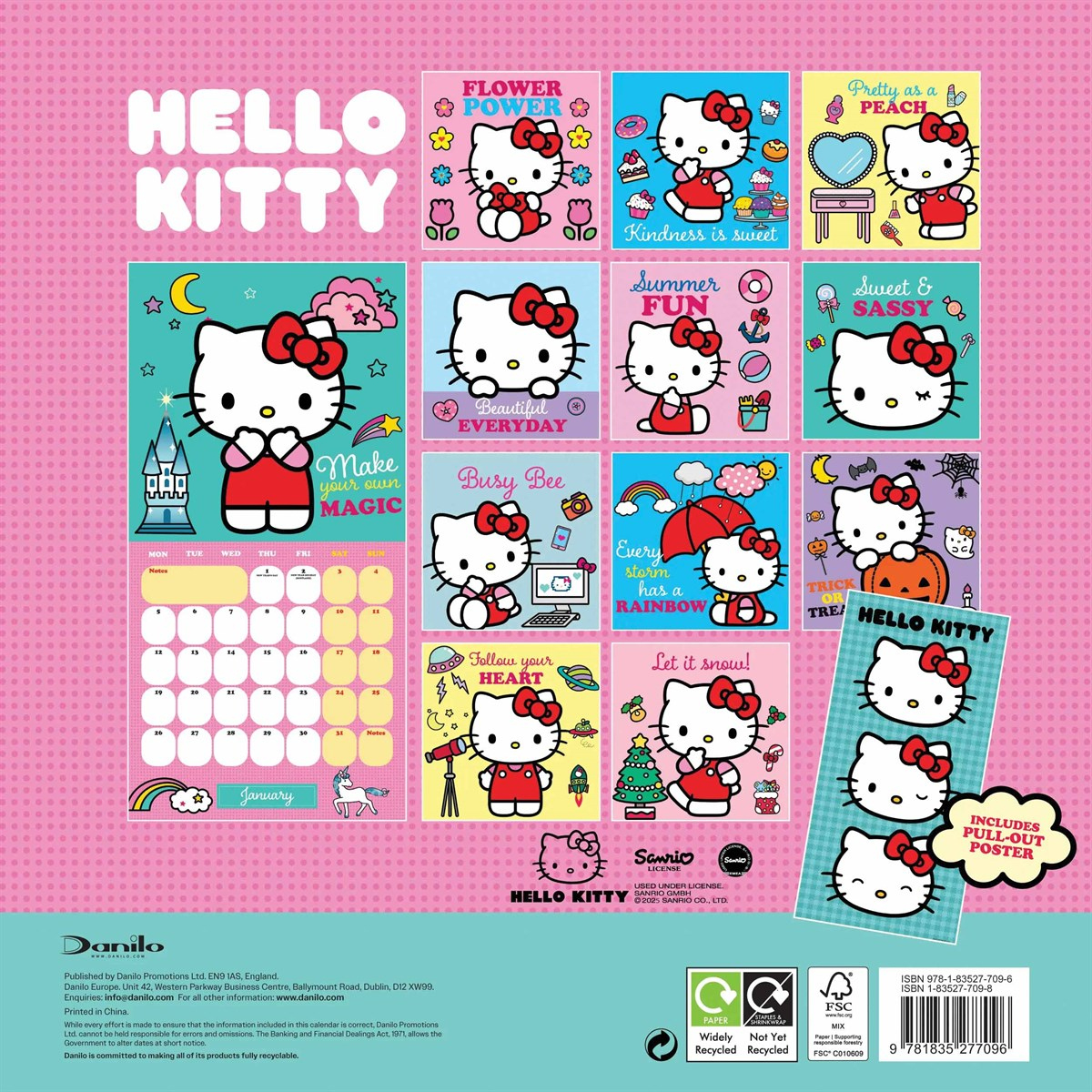 Hello Kitty Calendar 2026 intended for 2026 Hello Kitty Calendar