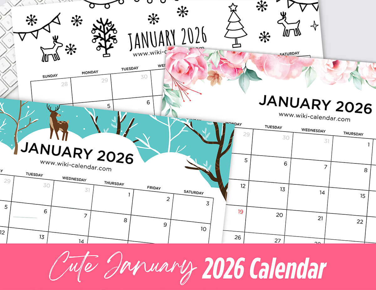 January 2026 Calendar - Printable Templates & More with January 2026 Printable Calendar Wiki
