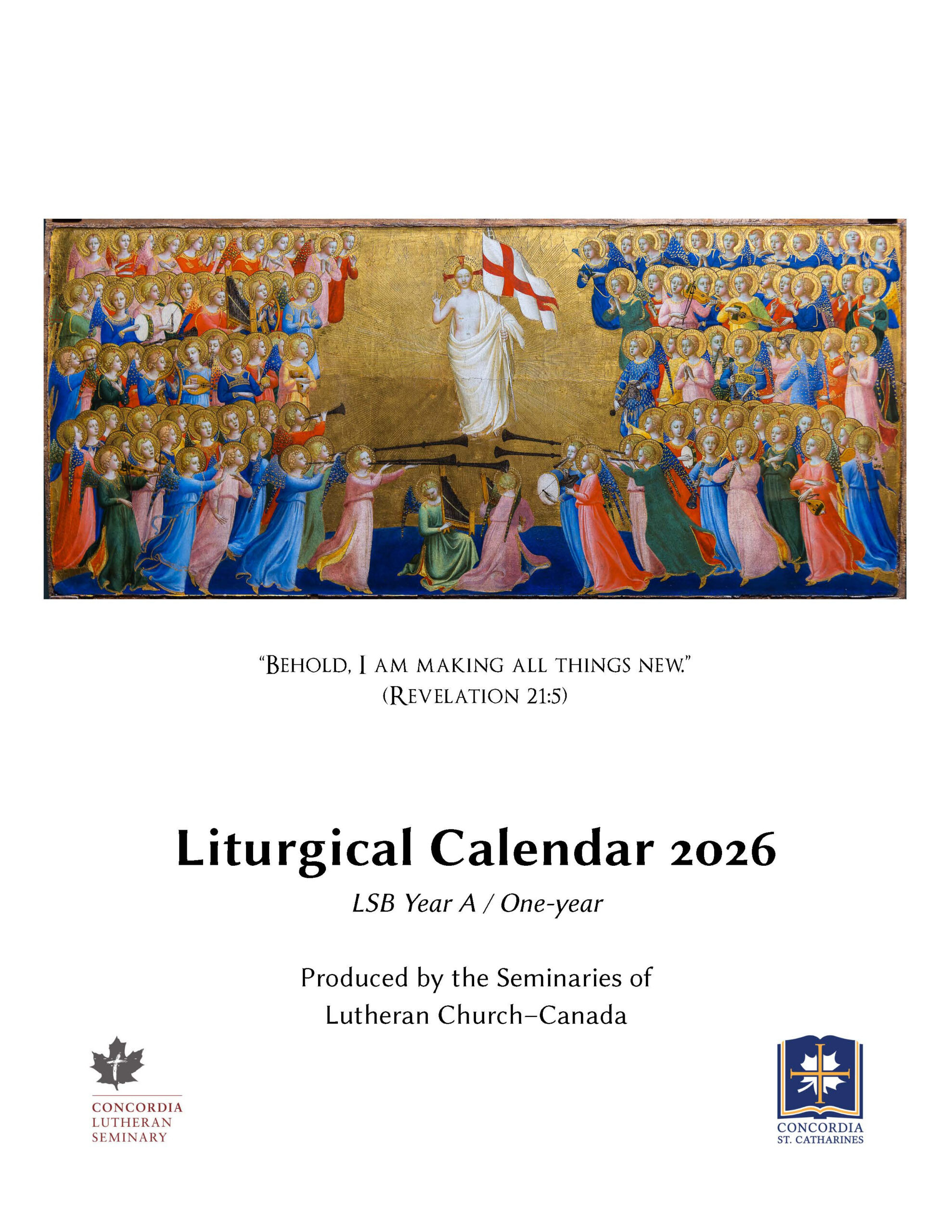 Liturgical Calendar 2026 – Concordia Lutheran Theological Seminary inside Liturgical Calendar 2026 Lutheran