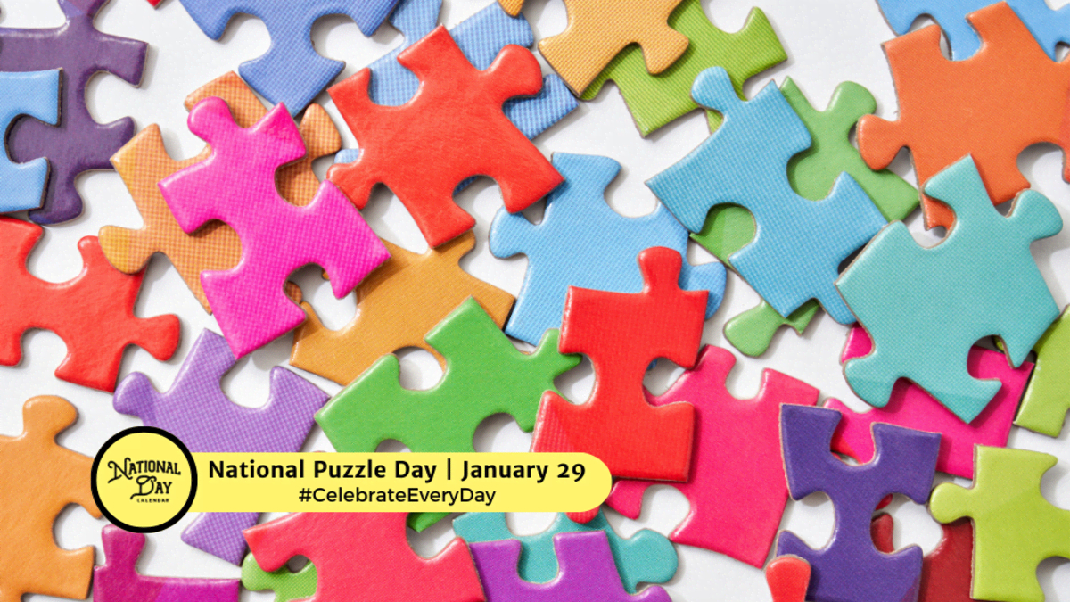 National Puzzle Day - January 29 - National Day Calendar with regard to National Puzzle Day January 2026