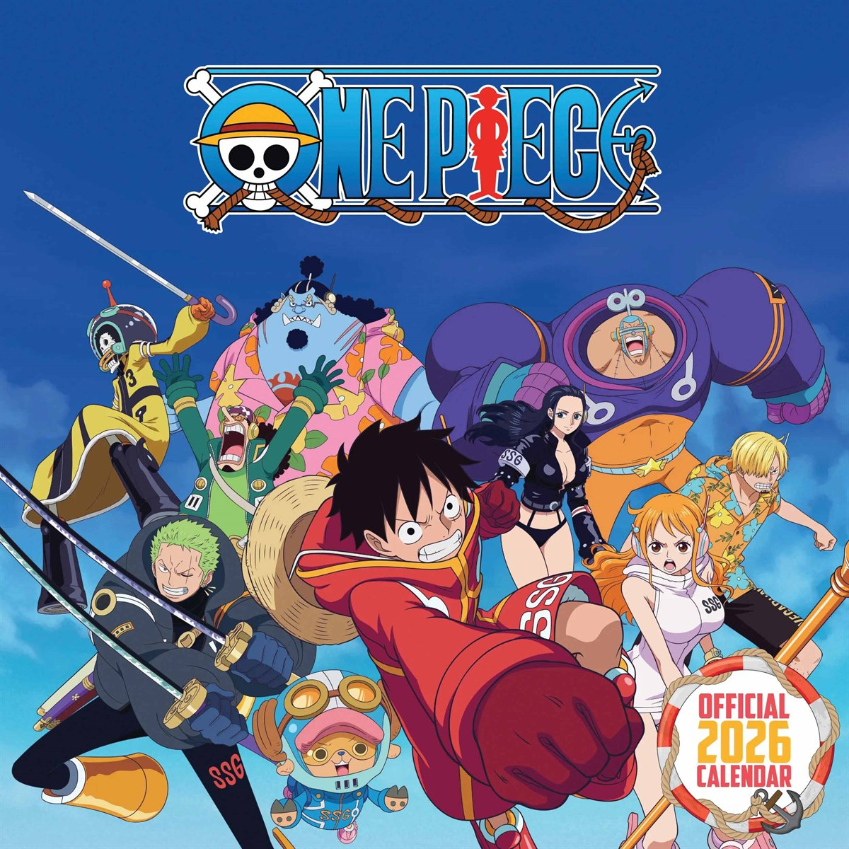 One Piece Calendar 2026 for Anime Calendar 2026 Release Dates