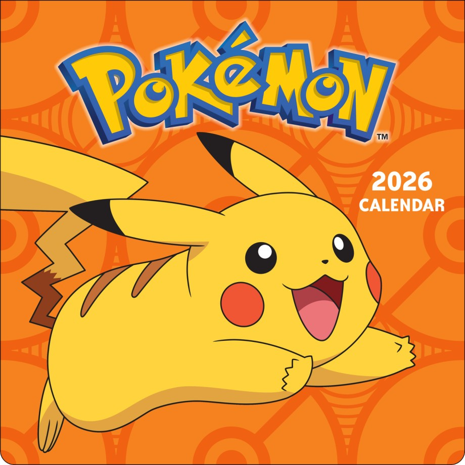 Pokémon 2026 Wall Calendar (Wall) | Abrams throughout Pokemon Calendar 2026 With Holidays