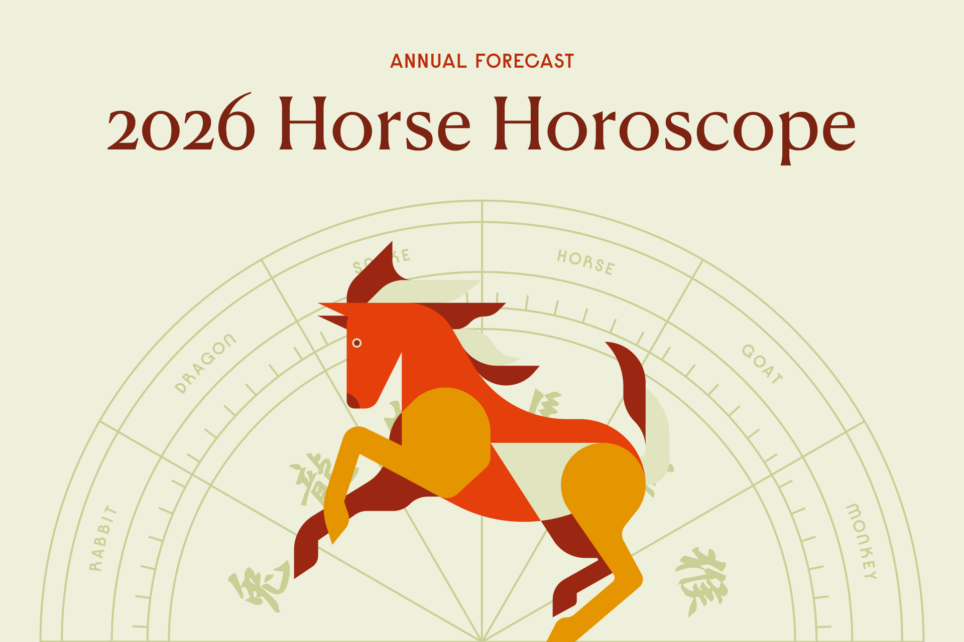 Year Of The Horse: Fortune, Personality, Horoscope (2026) intended for What Animal Chinese Calendar 2026?